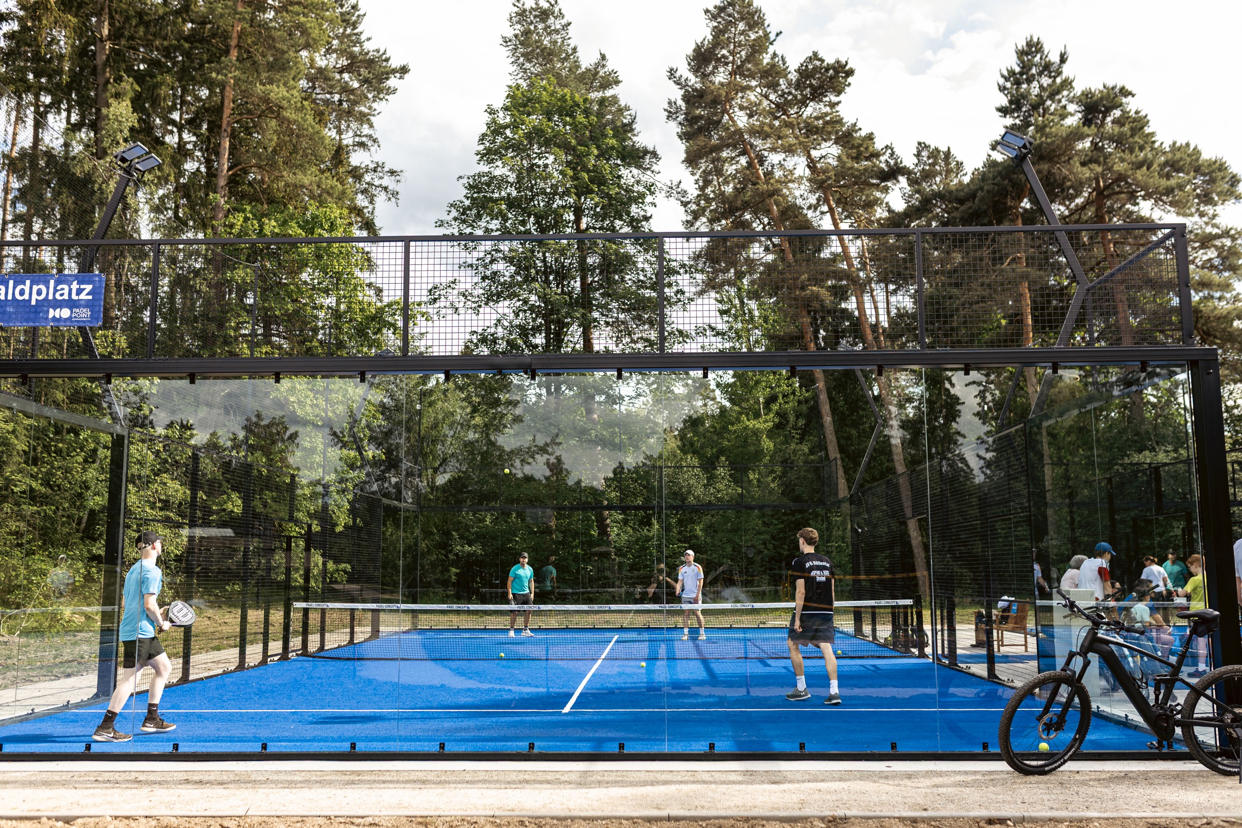 Paddel Courts in ActionPaddelPoint Kontradsreuth